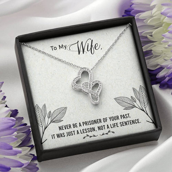 Gift for Wife - Double Heart Necklace - Seed Loving Gift