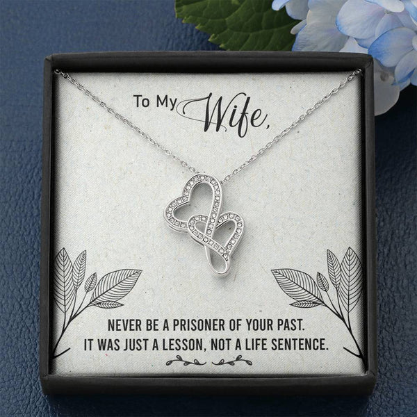 Gift for Wife - Double Heart Necklace - Seed Loving Gift