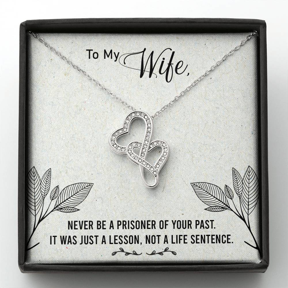 Gift for Wife - Double Heart Necklace - Seed Loving Gift