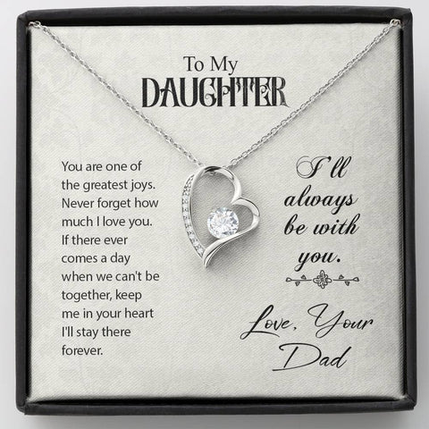 Gift For Daughter - Forever Love Necklace - Seed Loving Gift