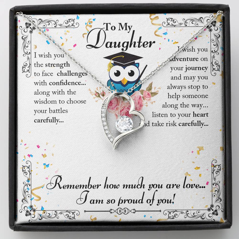 To My Daughter - Forever Love Necklace - Seed Loving Gift