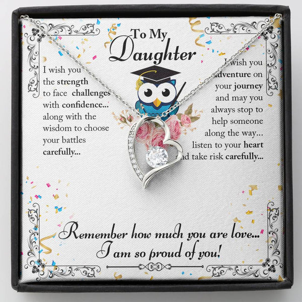 To My Daughter - Forever Love Necklace - Seed Loving Gift