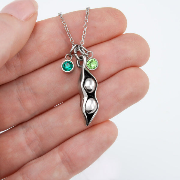 Gift for Wife - Pea Pod Necklace - Seed Loving Gift