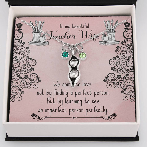 Gift for Wife - Pea Pod Necklace - Seed Loving Gift