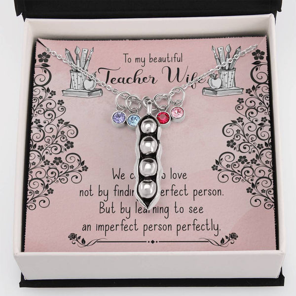 Gift for Wife - Pea Pod Necklace - Seed Loving Gift