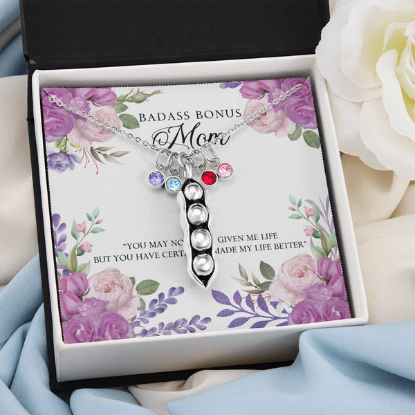 Gift for Mom - Pea Pod Necklace - Seed Loving Gift