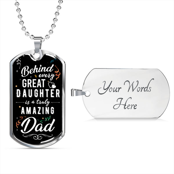 Gift for Dad - Dog Tag - Seed Loving Gift