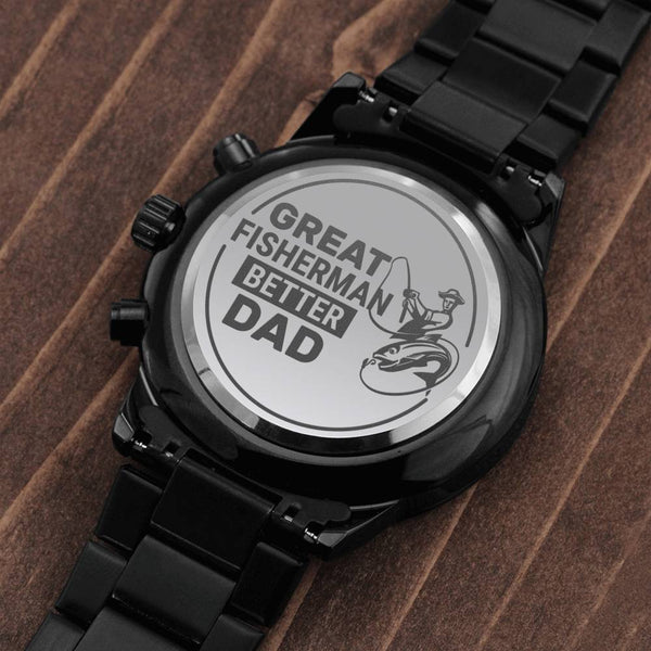 Gift for Dad - Wrist Watch  - Great Fisherman