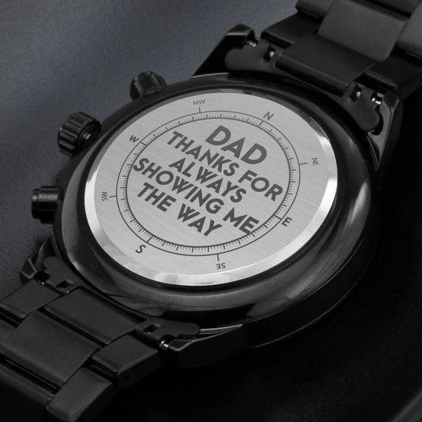 Gift for Dad - Wrist Watch - Dad Thanks For