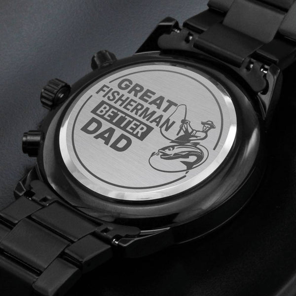 Gift for Dad - Wrist Watch  - Great Fisherman