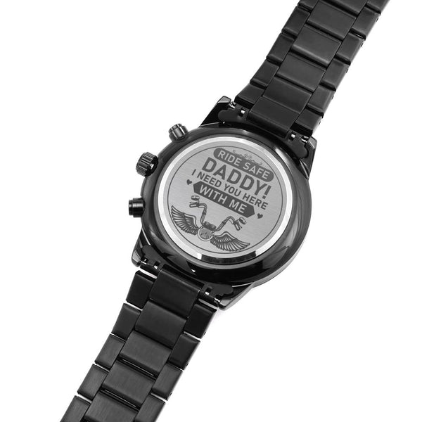 Gift for Dad - Wrist Watch - Ride Safe