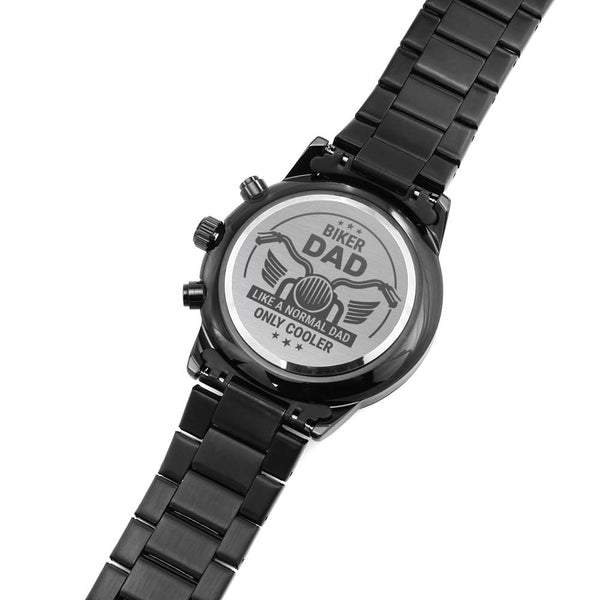Gift for Dad - Wrist Watch - Biker Dad