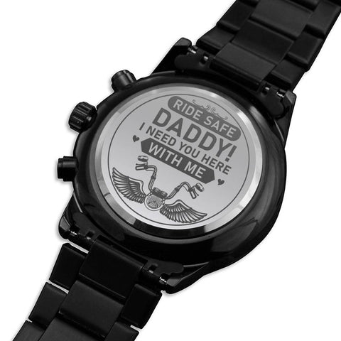 Gift for Dad - Wrist Watch - Ride Safe