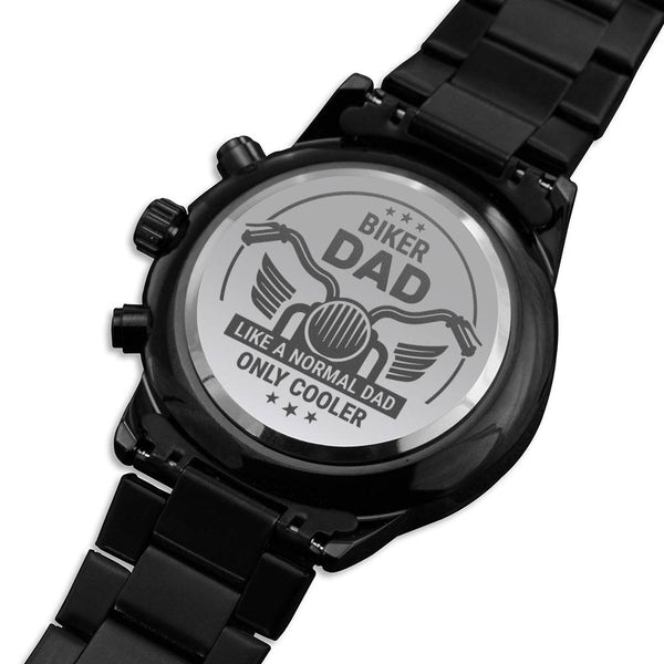 Gift for Dad - Wrist Watch - Biker Dad