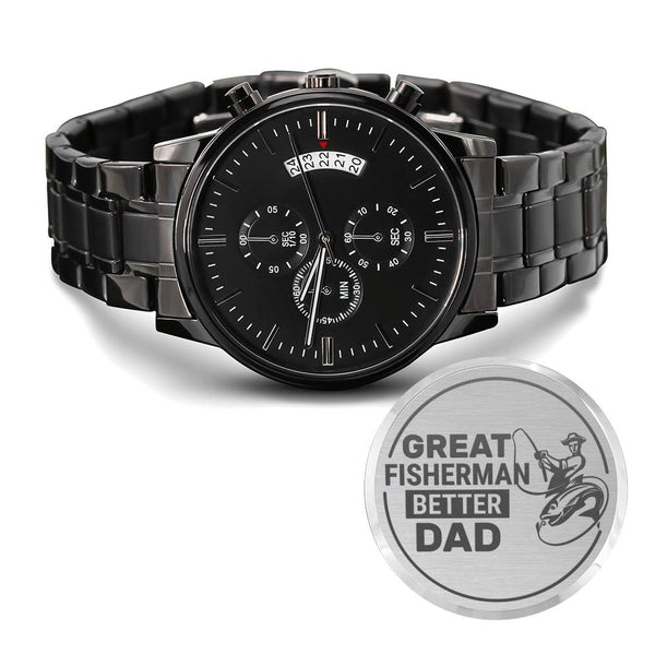 Gift for Dad - Wrist Watch  - Great Fisherman