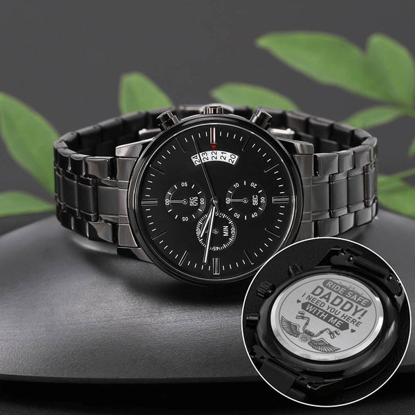 Gift for Dad - Wrist Watch - Ride Safe
