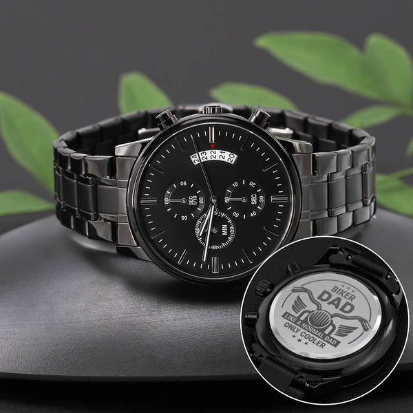 Gift for Dad - Wrist Watch - Biker Dad