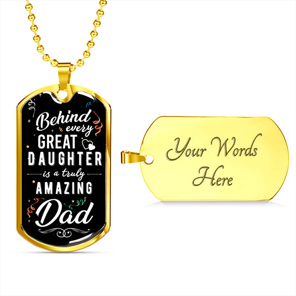 Gift for Dad - Dog Tag - Seed Loving Gift