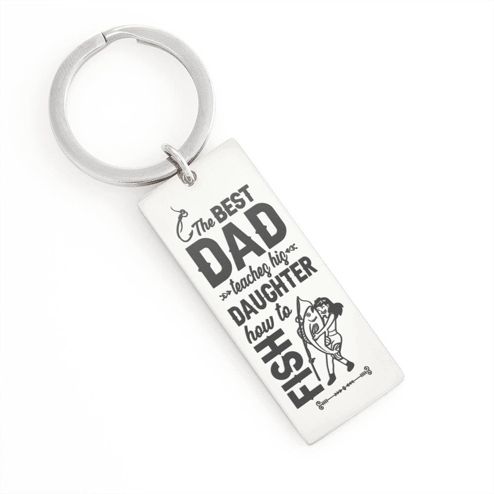Gift for Dad - Rectangle Keychain - Seed Loving Gift