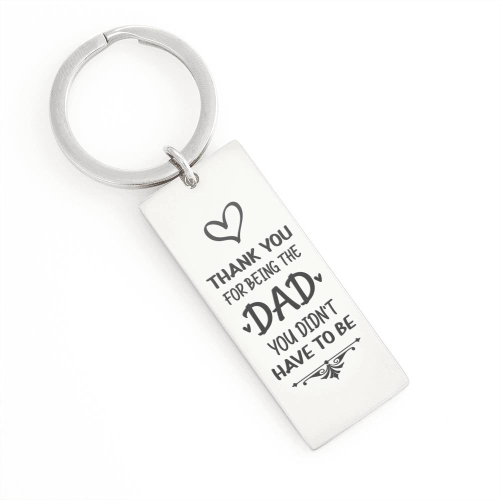 Gift for Dad - Rectangle Keychain - Seed Loving Gift