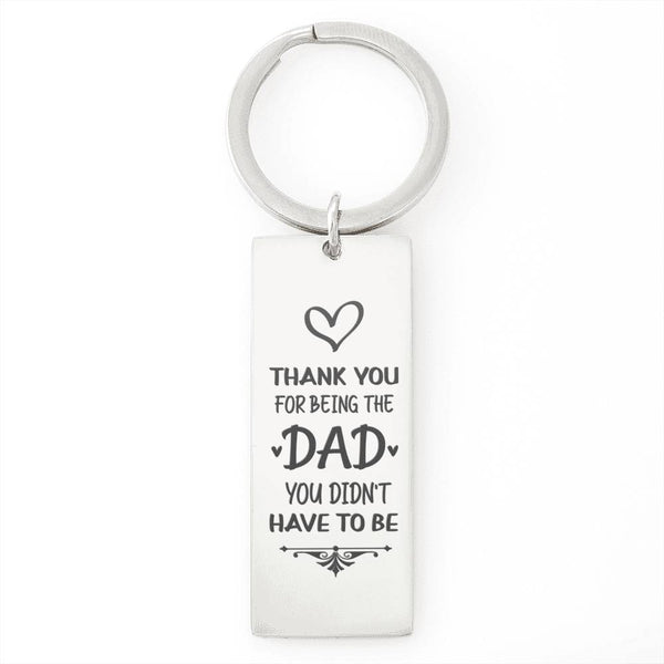 Gift for Dad - Rectangle Keychain - Seed Loving Gift