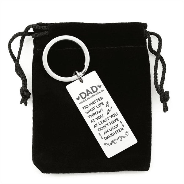 Gift for Dad - Rectangle Keychain - Seed Loving Gift