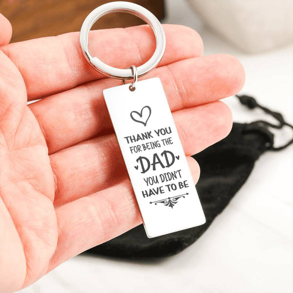 Gift for Dad - Rectangle Keychain - Seed Loving Gift