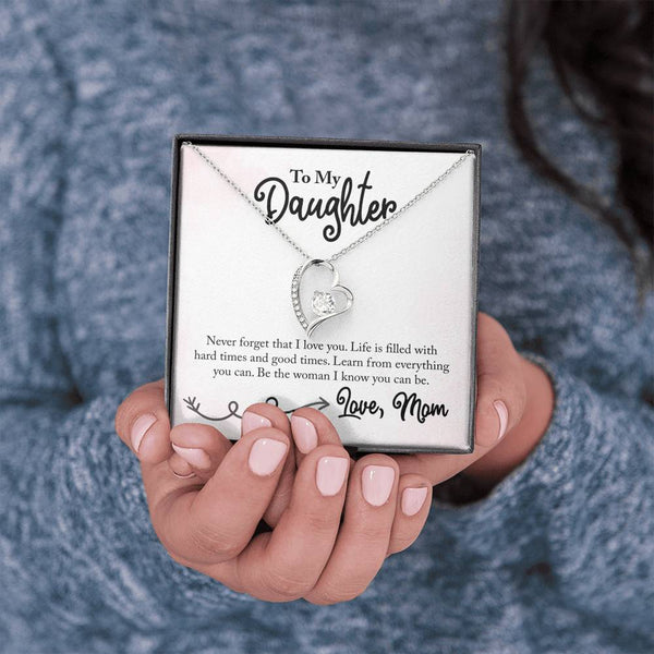 Gift For Daughter - Forever Love Necklace - Seed Loving Gift