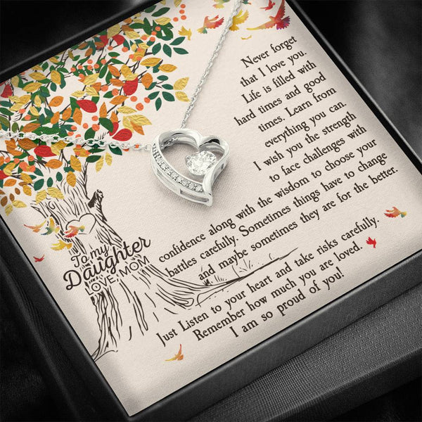 Gift For Daughter - Forever Love Necklace - Seed Loving Gift