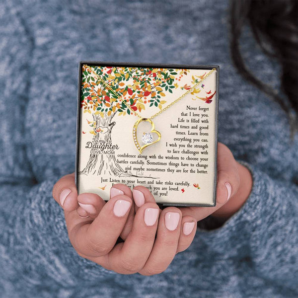 Gift For Daughter - Forever Love Necklace - Seed Loving Gift