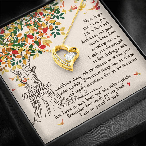 Gift For Daughter - Forever Love Necklace - Seed Loving Gift