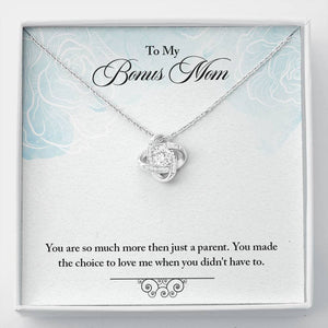 Gift for Mom - Love Knot Necklace - Seed Loving Gift