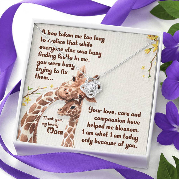 Gift For Mom - The Love Knot Necklace - Seed Loving Gift