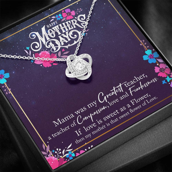 Gift for Mom - Love Knot Necklace - Seed Loving Gift
