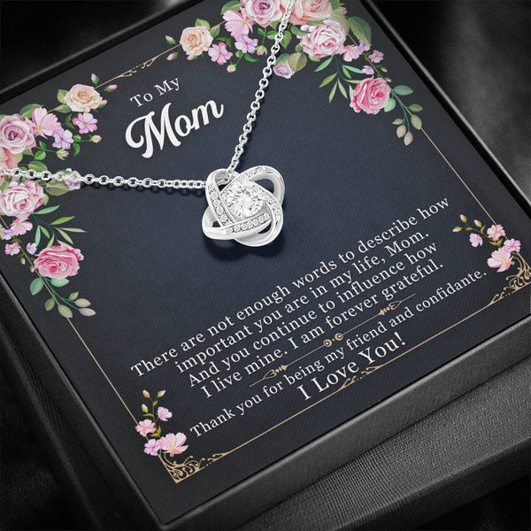 Gift for Mom - Love Knot Necklace - Seed Loving Gift