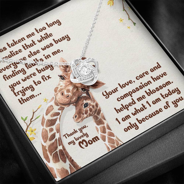 Gift For Mom - The Love Knot Necklace - Seed Loving Gift