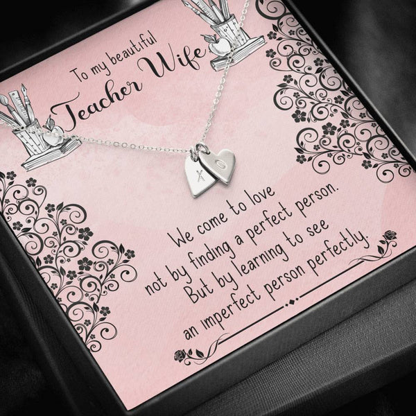 To My Wife - Heart Pendant - Seed Loving Gift