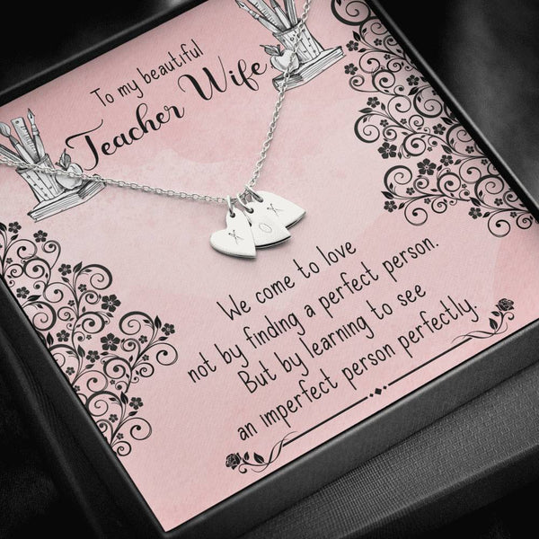 To My Wife - Heart Pendant - Seed Loving Gift