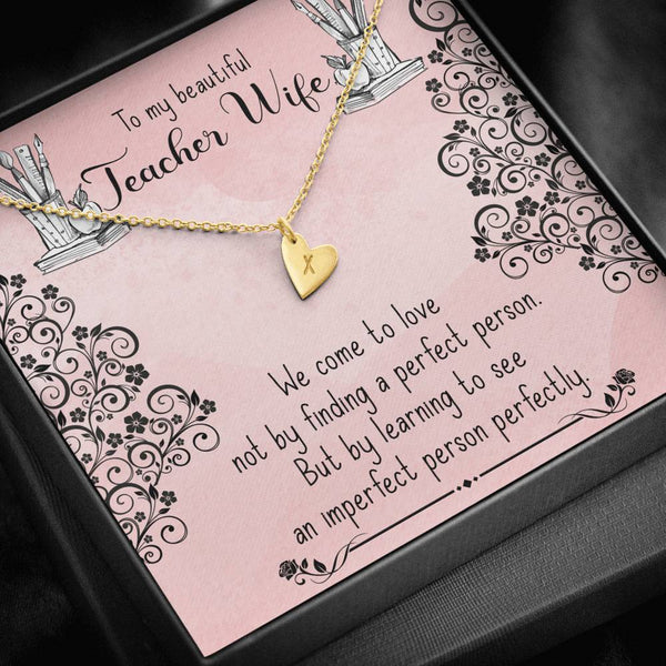To My Wife - Heart Pendant - Seed Loving Gift