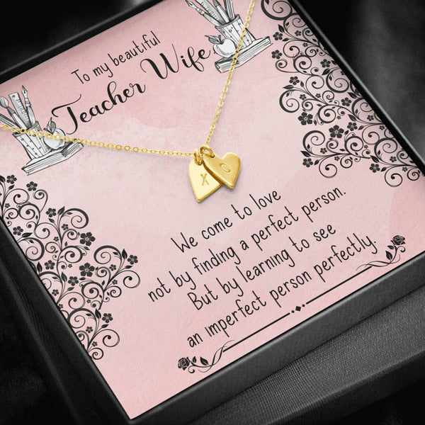 To My Wife - Heart Pendant - Seed Loving Gift
