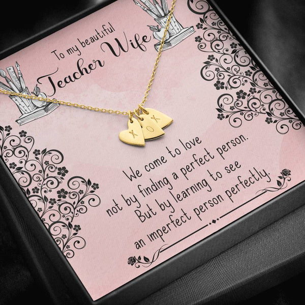 To My Wife - Heart Pendant - Seed Loving Gift