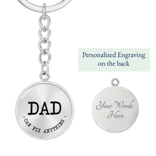 Gift for Dad - Circle Keychain - Seed Loving Gift