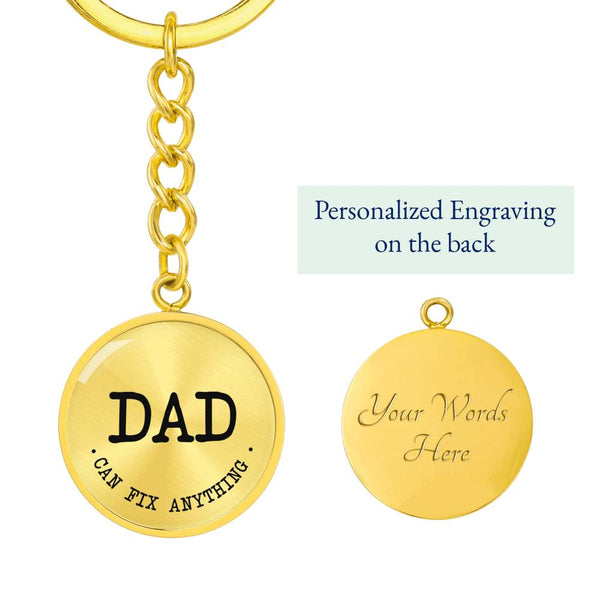 Gift for Dad - Circle Keychain - Seed Loving Gift