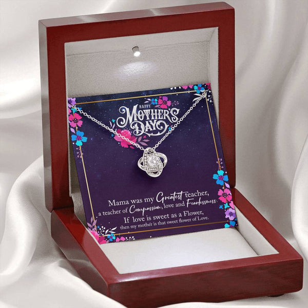 Gift for Mom - Love Knot Necklace - Seed Loving Gift