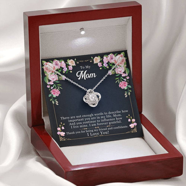 Gift for Mom - Love Knot Necklace - Seed Loving Gift