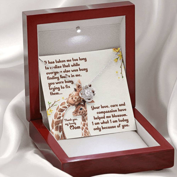 Gift For Mom - The Love Knot Necklace - Seed Loving Gift