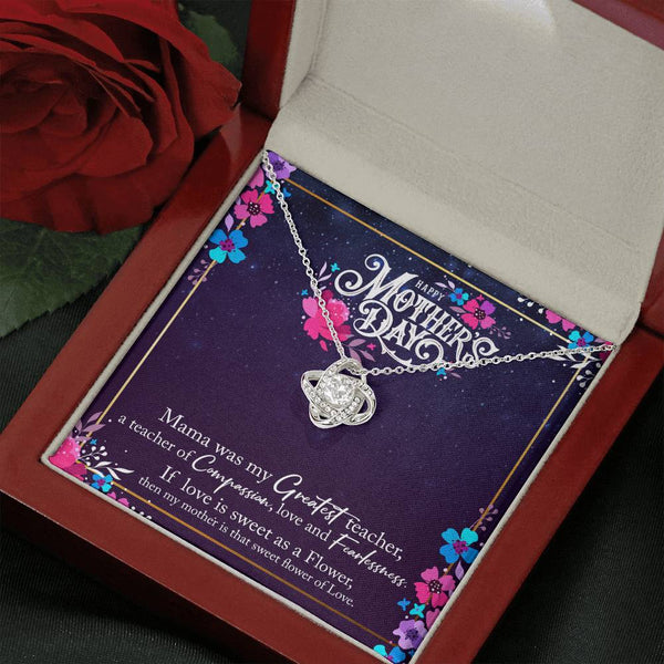 Gift for Mom - Love Knot Necklace - Seed Loving Gift