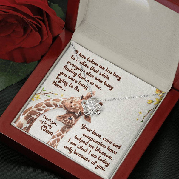 Gift For Mom - The Love Knot Necklace - Seed Loving Gift