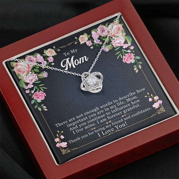 Gift for Mom - Love Knot Necklace - Seed Loving Gift