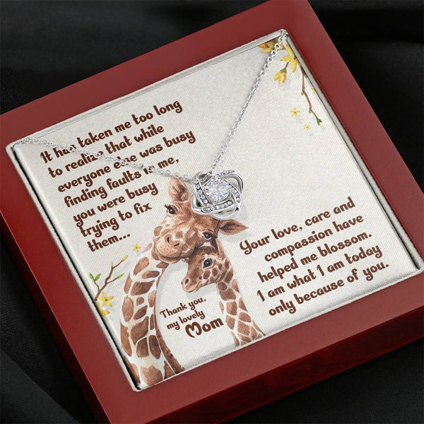 Gift For Mom - The Love Knot Necklace - Seed Loving Gift